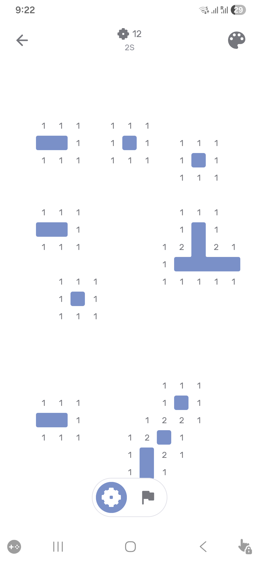 Modern Minesweeper App UI